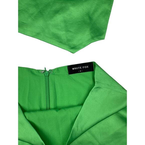 White Fox Boutique - Matching Skirt Set in Green - Picture 2 of 5